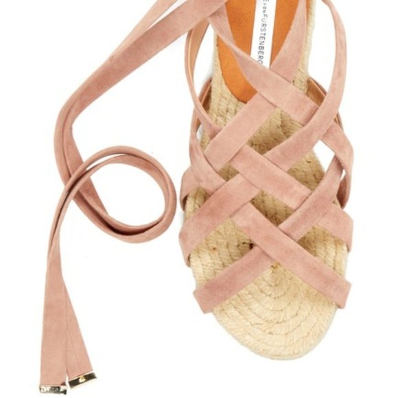 Diane Von Furstenberg Bastia Suede Tie Up … - Picture 12 of 16